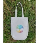 Kabelka BAG bílá s duhovým stromem