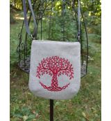 Kabelka S strom života červený