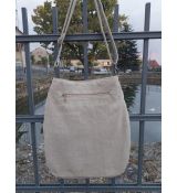 Kabelka lněná s mandalou