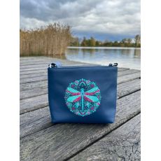 Kabelka mini modrá vážka