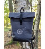 Batoh XL šedý pampeliška