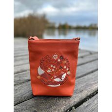 Kabelka XM cihlová s liškou