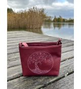 Kabelka mini bordó tančící strom