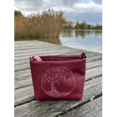 Kabelka mini bordó tančící strom