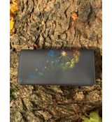 Peněženka antracitová pampeliška