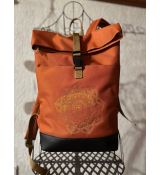Batoh XL skořicový s ornamentem